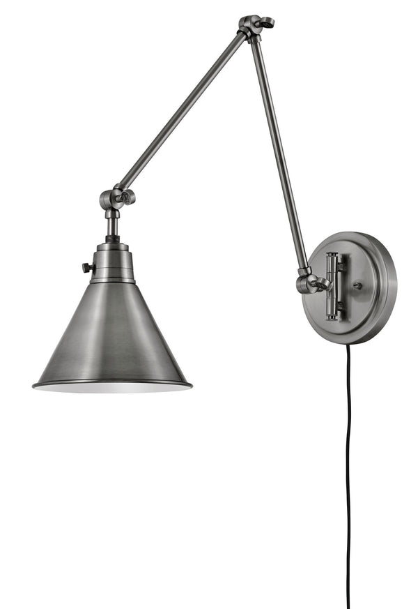 Hinkley - 3692PL - LED Wall Sconce - Arti - Polished Antique Nickel from Lighting & Bulbs Unlimited in Charlotte, NC