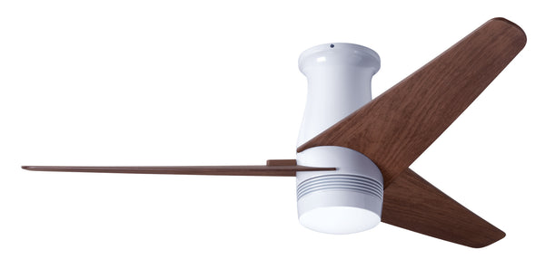 Modern Fan Co - VEL-FM-GW-48-MG-NL-WC - 48" Ceiling Fan - Velo DC - Gloss White from Lighting & Bulbs Unlimited in Charlotte, NC
