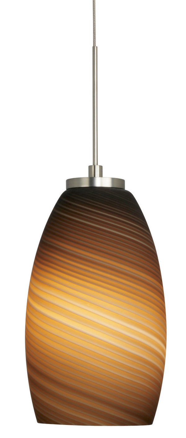 Stone Lighting - PD185MOSNX3C - One Light Pendant - Java - Satin Nickel from Lighting & Bulbs Unlimited in Charlotte, NC
