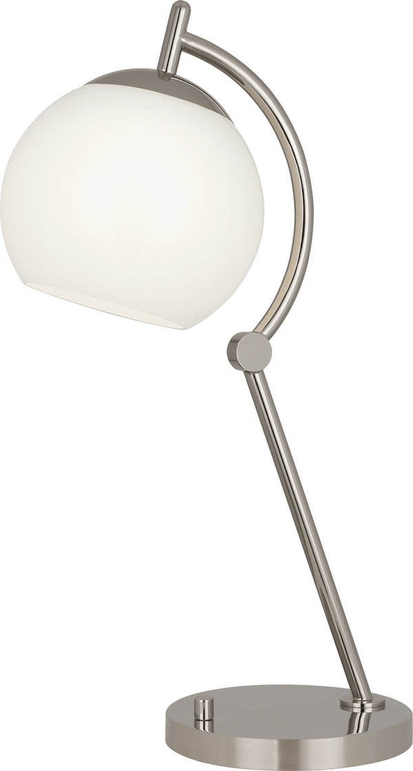 Robert Abbey - S232 - One Light Table Lamp - Nova - Polished Nickel from Lighting & Bulbs Unlimited in Charlotte, NC