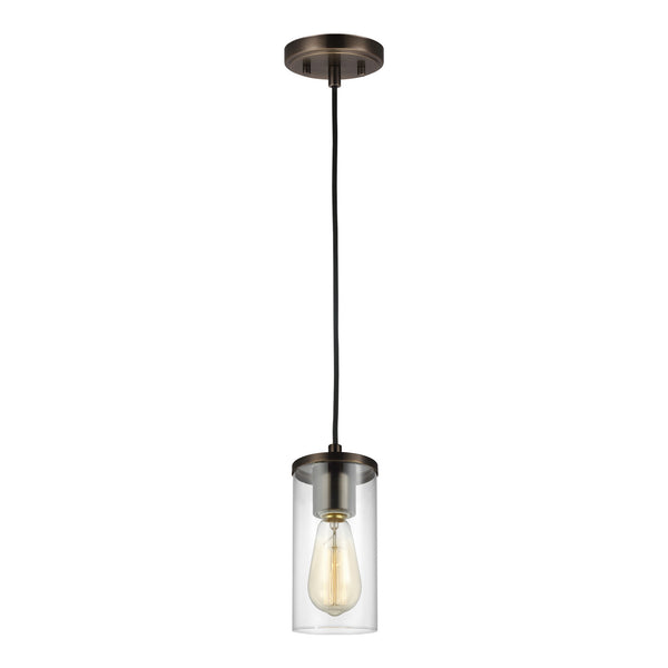Visual Comfort Studio - 6190301EN7-778 - One Light Mini-Pendant - Zire - Brushed Oil Rubbed Bronze from Lighting & Bulbs Unlimited in Charlotte, NC