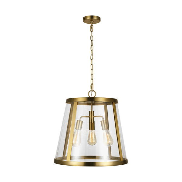 Visual Comfort Studio - P1288BBS - Three Light Pendant - Harrow - Burnished Brass from Lighting & Bulbs Unlimited in Charlotte, NC