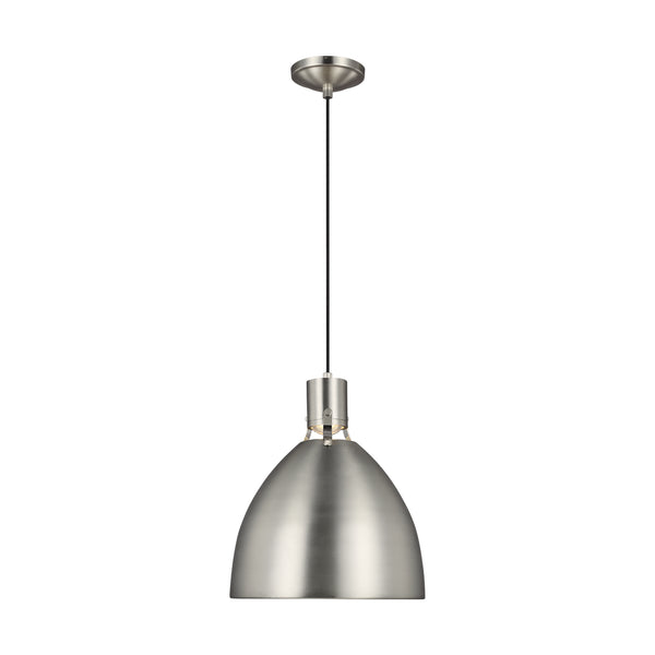 Visual Comfort Studio - P1443SN-L1 - LED Pendant - Brynne - Satin Nickel from Lighting & Bulbs Unlimited in Charlotte, NC
