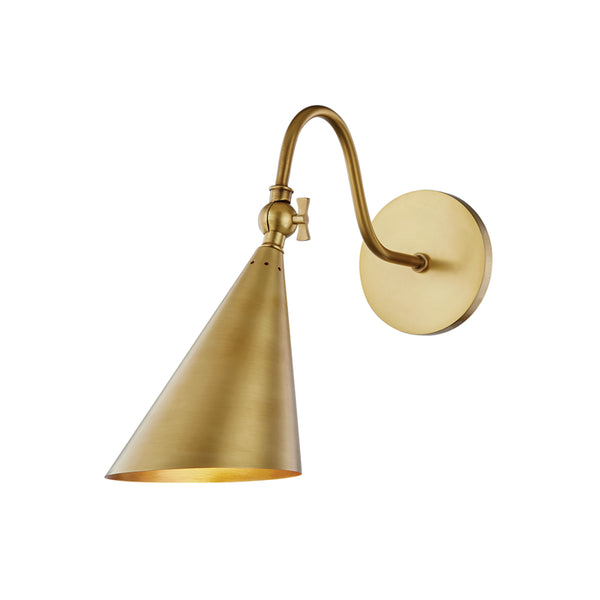 Mitzi - H285101-AGB - One Light Wall Sconce - Lupe - Aged Brass from Lighting & Bulbs Unlimited in Charlotte, NC