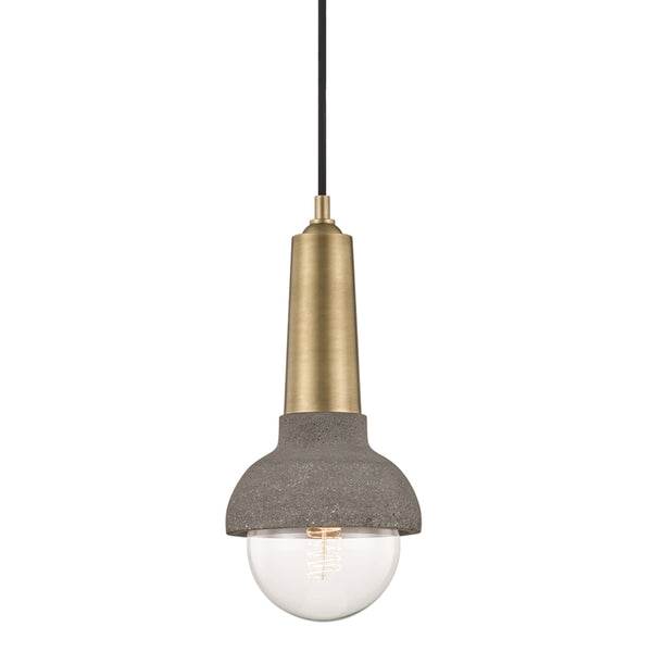 Mitzi - H304701-AGB - One Light Pendant - Macy - Aged Brass from Lighting & Bulbs Unlimited in Charlotte, NC