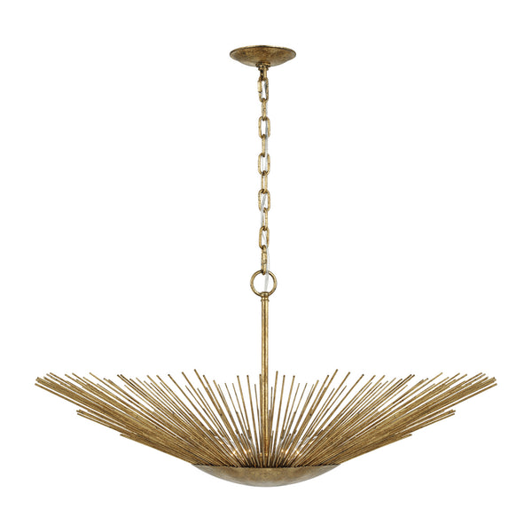 Visual Comfort Studio - AP1084ADB - Four Light Pendant - Helios - Antique Gild from Lighting & Bulbs Unlimited in Charlotte, NC