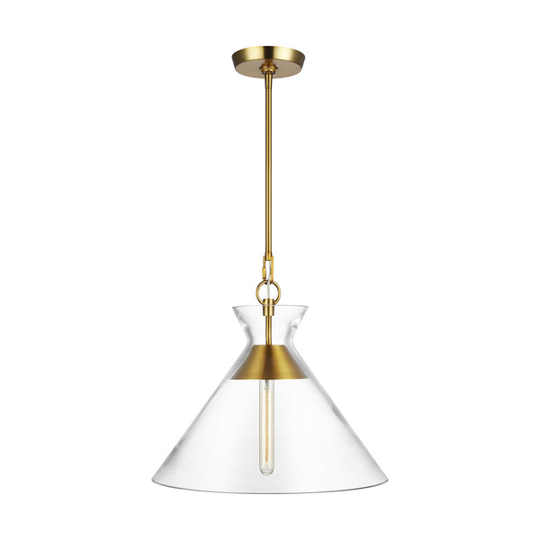 Visual Comfort Studio - CP1031BBS - One Light Pendant - Atlantic - Burnished Brass from Lighting & Bulbs Unlimited in Charlotte, NC
