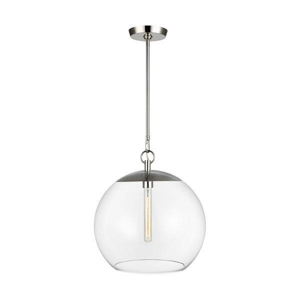 Visual Comfort Studio - CP1041PN - One Light Pendant - Atlantic - Polished Nickel from Lighting & Bulbs Unlimited in Charlotte, NC