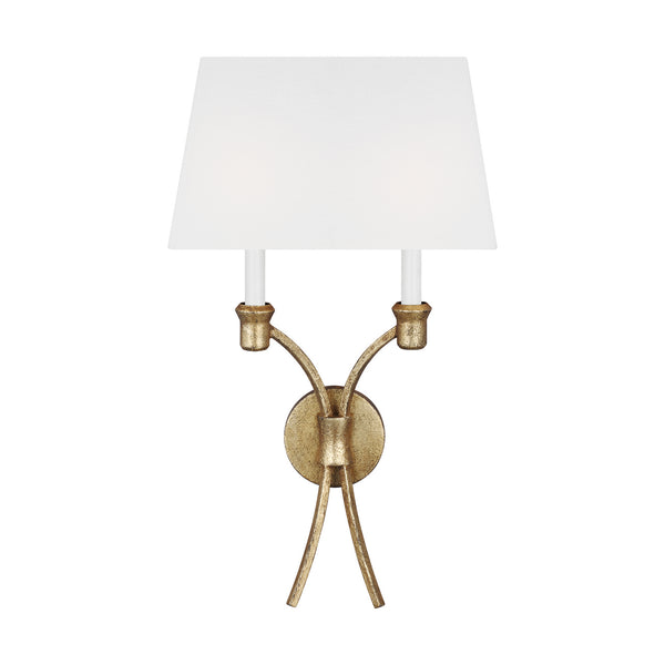 Visual Comfort Studio - CW1032ADB - Two Light Wall Sconce - Westerly - Antique Gild from Lighting & Bulbs Unlimited in Charlotte, NC