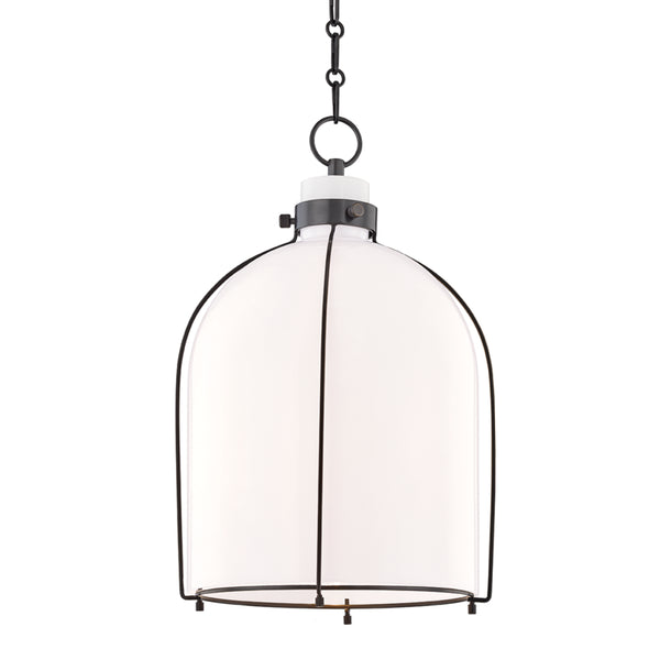 Hudson Valley - 7314-OB - One Light Pendant - Eldridge - Old Bronze from Lighting & Bulbs Unlimited in Charlotte, NC