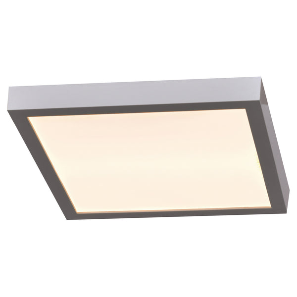 Access - 20076LEDD-SILV/ACR - LED Flush Mount - Ulko SQ - Silver from Lighting & Bulbs Unlimited in Charlotte, NC