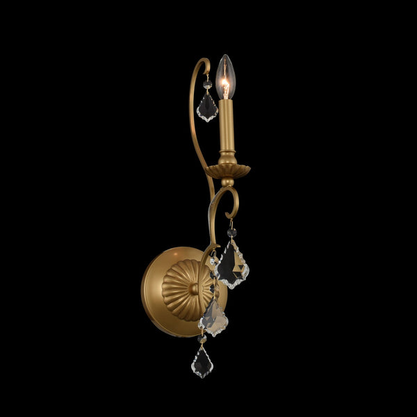 Allegri - 027420-047-FR001 - One Light Wall Bracket - Elise - Gold Patina from Lighting & Bulbs Unlimited in Charlotte, NC