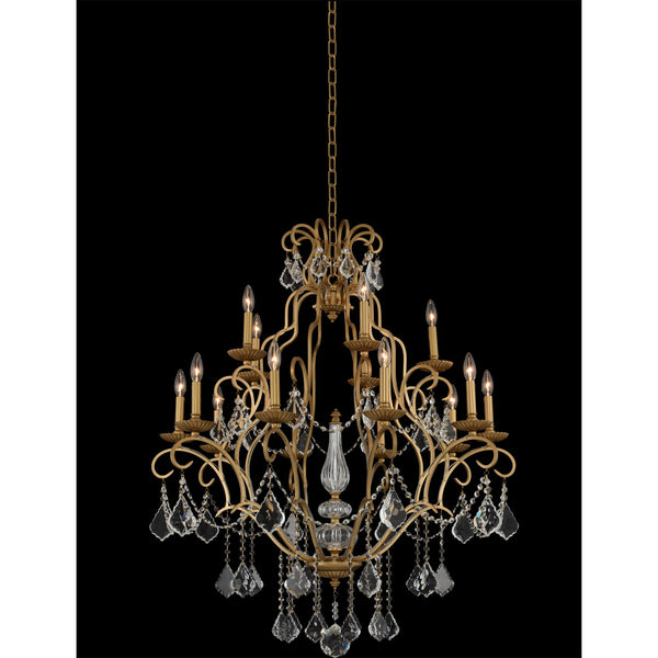 Allegri - 027473-047-FR001 - 15 Light Chandelier - Elise - Gold Patina from Lighting & Bulbs Unlimited in Charlotte, NC