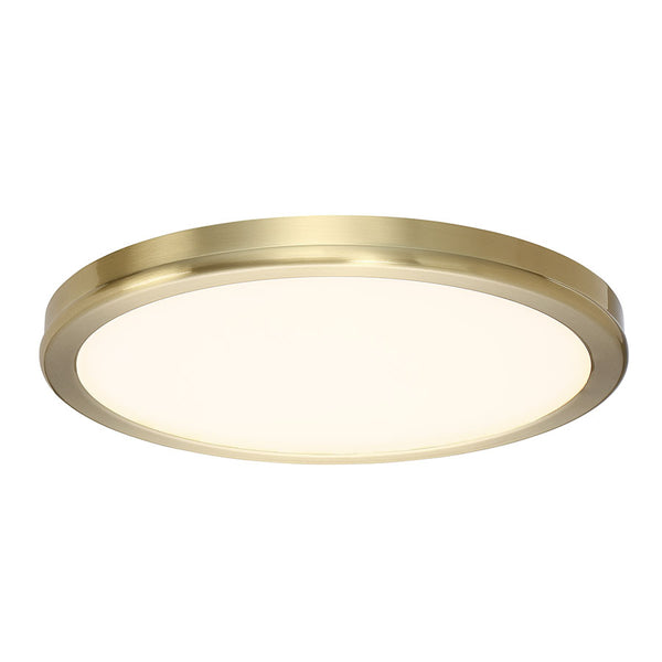 W.A.C. Lighting - FM-4610-30-BR - LED Flush Mount - Geos - Brushed Brass from Lighting & Bulbs Unlimited in Charlotte, NC