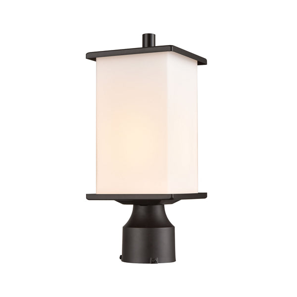 ELK Home - EN110196 - One Light Outdoor Post Mount - Broad Street - Textured Matte Black from Lighting & Bulbs Unlimited in Charlotte, NC