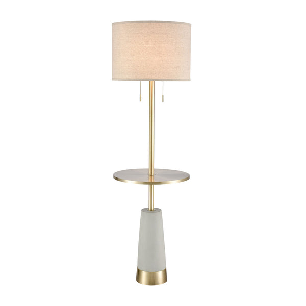 ELK Home - 77129 - Two Light Floor Lamp - Below the Surface - Polished Concrete from Lighting & Bulbs Unlimited in Charlotte, NC