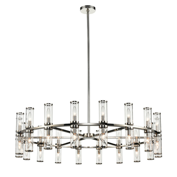 Alora - CH309036PNCG - 36 Light Chandelier - Revolve - Clear Glass/Polished Nickel from Lighting & Bulbs Unlimited in Charlotte, NC