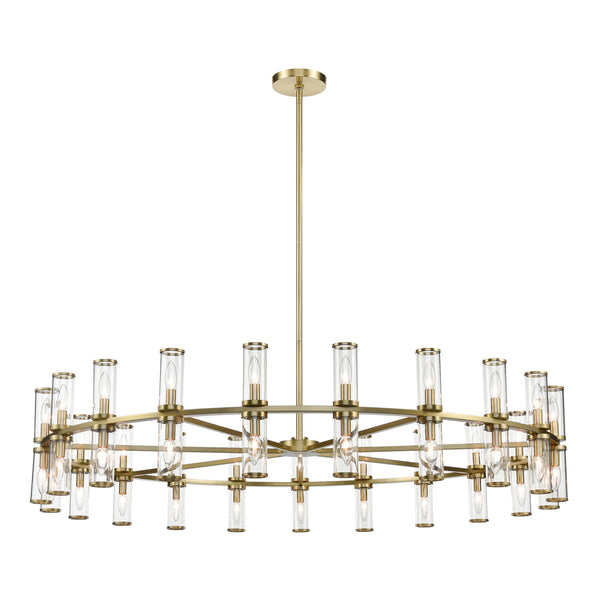 Alora - CH309042NBCG - 42 Light Chandelier - Revolve - Clear Glass/Natural Brass from Lighting & Bulbs Unlimited in Charlotte, NC