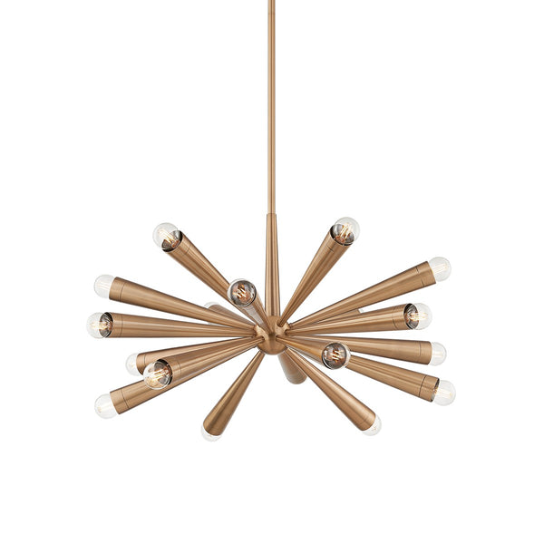 Troy Lighting - F1030-PBR - 18 Light Chandelier - Keanu - Patina Brass from Lighting & Bulbs Unlimited in Charlotte, NC