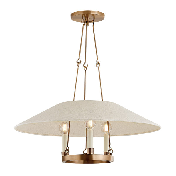 Troy Lighting - F1625-PBR - Three Light Chandelier - Archive - Patina Brass from Lighting & Bulbs Unlimited in Charlotte, NC