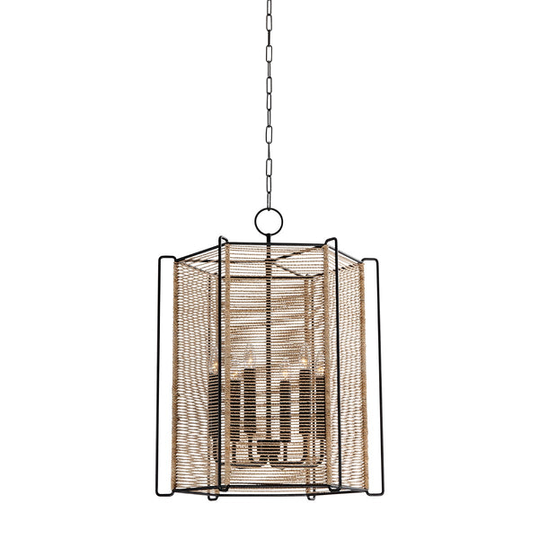 Troy Lighting - F9822-TBK - Six Light Lantern - Ramon - Textured Black from Lighting & Bulbs Unlimited in Charlotte, NC