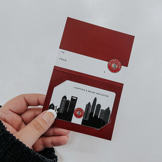 Lighting & Bulbs Unlimited Tangible Gift Card with Sleeve