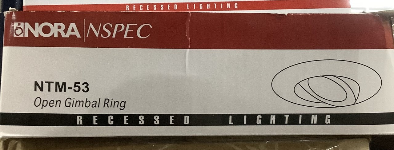6" PAR38 Gimbal Ring with Metal Trim (Final Sale)