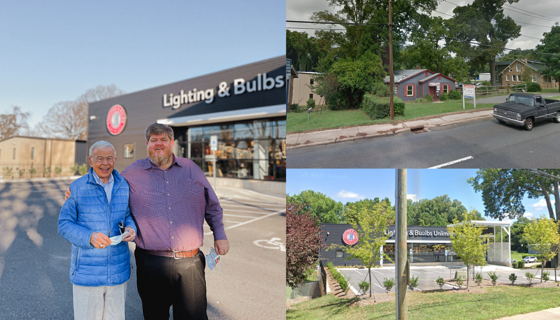 Local Charlotte customer has history with the Land our Showroom sits on.