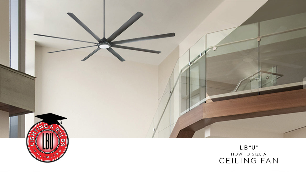 How To Size A Ceiling Fan Lighting
