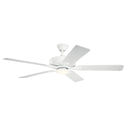 Basics Pro Designer Outdoor (Damp) Ceiling Fan with Light by Kichler