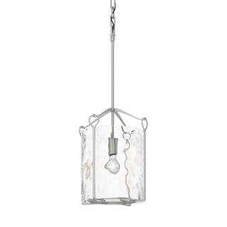 Buy vintage-platinum-with-water-glass-ll-glass Bow Mini Pendant by Hubbardton Forge
