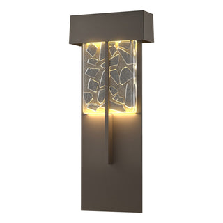 Buy coastal-dark-smoke-with-clear-glass-with-shards-yp-glass Shard Sconce by Hubbardton Forge