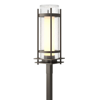 Buy coastal-dark-smoke-with-seeded-glass-with-opal-diffuser-zs-glass Torch Post Lantern by Hubbardton Forge