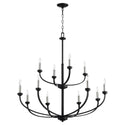 Reyes Outdoor (Damp) Chandelier by Quorum