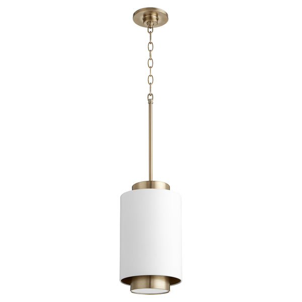 Cylinder Pendants Outdoor (Damp) Pendant by Quorum