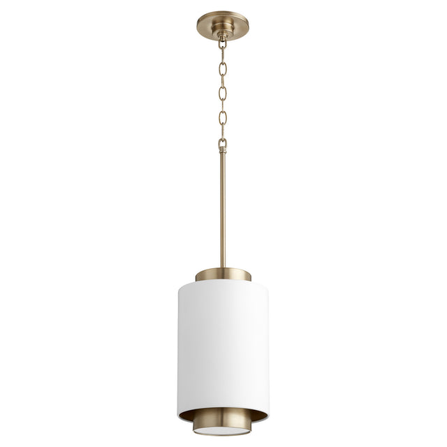 Cylinder Pendants Outdoor (Damp) Pendant by Quorum