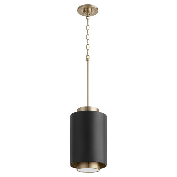 Cylinder Pendants Outdoor (Damp) Pendant by Quorum