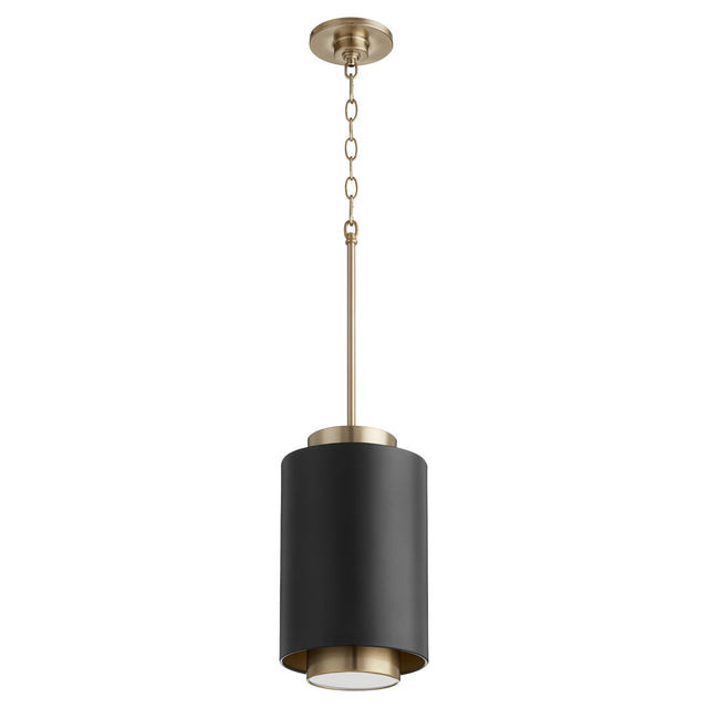 Cylinder Pendants Outdoor (Damp) Pendant by Quorum