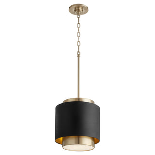 Buy textured-black Drum Pendants Outdoor (Damp) Pendant by Quorum