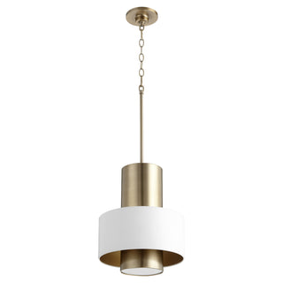 Cylinder Drum Pendants Outdoor (Damp) Pendant by Quorum