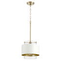 Glass Cylinder Drum Pendants Outdoor (Damp) Pendant by Quorum