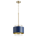 Glass Cylinder Drum Pendants Outdoor (Damp) Pendant by Quorum