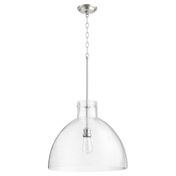 Seeded Pendants Outdoor (Damp) Pendant by Quorum