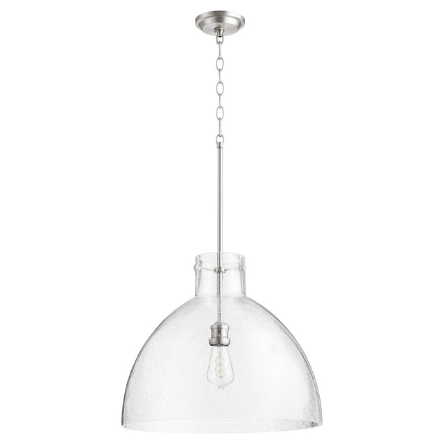 Seeded Pendants Outdoor (Damp) Pendant by Quorum