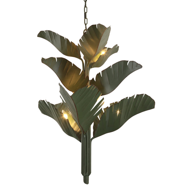 Banana Leaf Chandelier by Varaluz