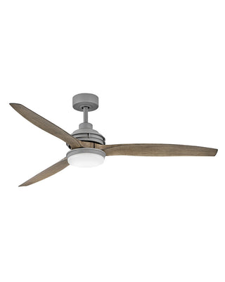Buy graphite-finish-with-driftwood-blades Artiste Outdoor (Wet) Ceiling Fan with Light by Hinkley