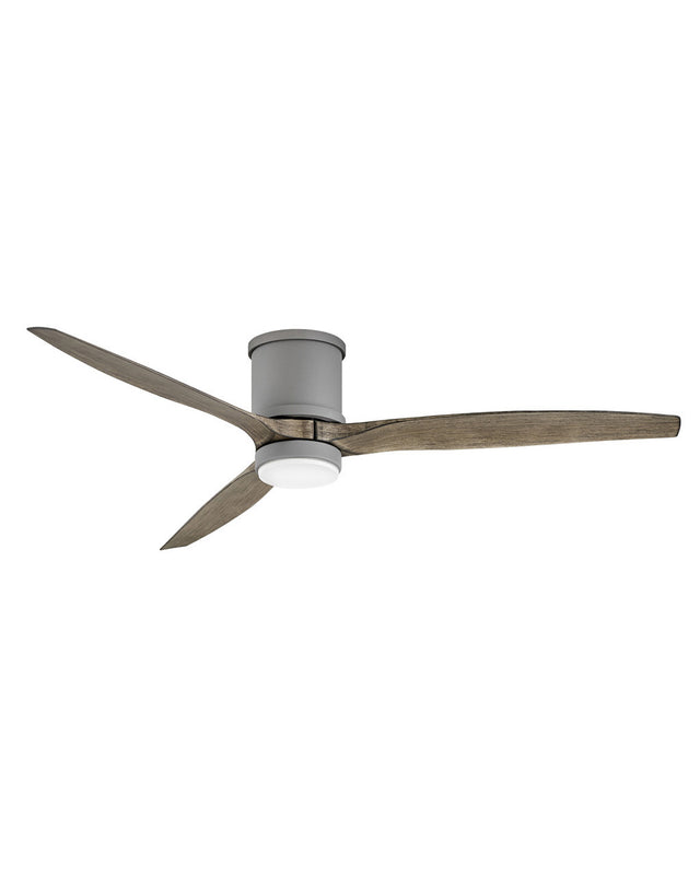 Hover Flush Outdoor (Wet) Flush Mount Ceiling Fan with Light by Hinkley