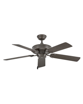 Buy metallic-matte-bronze-finish-with-metallic-matte-bronze-blades Oasis Outdoor (Wet) Ceiling Fan (Light Kit Available) by Hinkley
