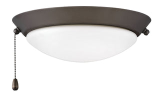 Buy metallic-matte-bronze-with-etched-opal-glass Light Kit Large Low Profile Fan Light Kit by Hinkley