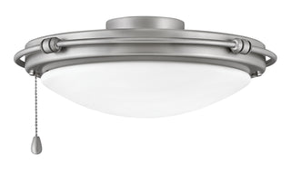 Buy brushed-nickel-with-etched-opal-glass Light Kit Rail Trim Outdoor (Wet) Fan Light Kit by Hinkley